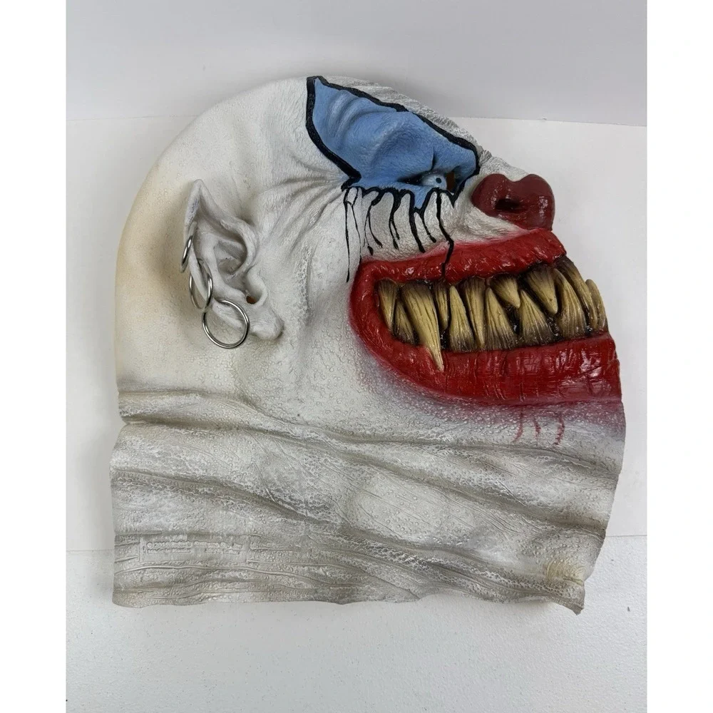 Psycho Murder Clown Latex Mask Adult One Size Halloween Costume Rubies 2010